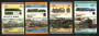 NUKULAELAE 1984 Leaders of the World. Railway Locomotives. Set of 8 in joined pairs. - 22020 - UHM