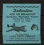 USA 1956 Dedication of Sandpoint Municipal Airport. Label. - 22058 - Cinderellas