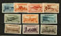 FRENCH MOROCCO 1928 Air Flood Relief Fund. Set of 11. - 22329 - Mint