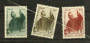 MOROCCO Southern Zone 1957 First Anniversary of Independence. Set of 3. Fine mounted mint. - 22336 - Mint
