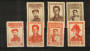 INDO-CHINA 1942 Definitives. Set of 7. Issued with no gum. - 22357 - UHM