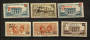 MARTINIQUE 1945 Surcharges. Set of 6. - 22370 - Mint