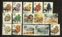 SOUTHERN RHODESIA 1953 Centenary of the Birth of Cecil Rhodes. Set of 5 in blocks of 4. - 22438 - UHM