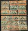 EGYPT 1933 Air. Set of 21. A few of the values have toning and will have to be replaced. Price reduced to compensate more than r