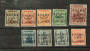 EGYPT 1922 Official. Set of 10 except that the 10m Lake is missing It catalogues at £6.50. Hinge remains. - 22447 - Mint