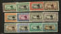 SUDAN 1931 Air. Set of 12 less the 10p. Perf 14. A 10p with the incorrect perf is supplied as a spacefiller. - 22459 - LHM