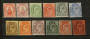 ST LUCIA 1953 Elizabeth 2nd Definitives. Set of 13. - 22503 - UHM