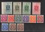 ST LUCIA 1953 Elizabeth 2nd Definitives. Set of 13. - 22518 - LHM