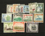 RHODESIA & NYASALAND 1959 Elizabeth 2nd Definitives. Set of 15 but missing the 9d and ½d. - 23101 - Mint