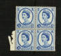 GREAT BRITAIN 1958 Wilding Head 4d Deep Ultramarine. Watermark Multiple Crown Upright but clearly from the booklet. Not Phosphor