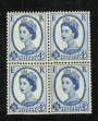 GREAT BRITAIN 1958 Wilding Head 4d Deep Ultramarine. Watermark Multiple Crown Upright but clearly from the booklet. Not Phosphor