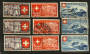 SWITZERLAND 1939 National Exhibition Zurich. Set of 3 in all three languages. Fine used in French and German. UHM in Italian. -