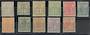 LUXEMBOURG 1882 Definitives. Simplified set of 11 excluding the 25c. The 5fr is SG 92 (£32). - 23727 - Mint