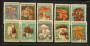 RUMANIA 1958 Fungi. Set of 10. - 23755 - UHM