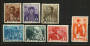 RUMANIA 1936 6th Anniversary of the Accession of King Carol 2nd. Set of 7. - 23758 - LHM