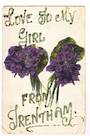 Glitter Postcard from Trentham. - 247334 - Postcard