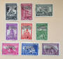 GERMAN OCCUPATION of SERBIA 1943 Bombing of Nish Relief Fund. Set of 9. - 26002 - VFU