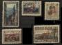 LUXEMBOURG 1922 Official. Set of 5. Overprints in red. - 26233 - Mint