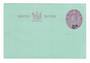 NEW ZEALAND 1950 Geo 6th Postal Stationery 1½d Surcharge on 1d Claret. Notice of Committee Meeting of the Wanganui East Bowling