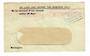 NEW ZEALAND 1918 Window envelope 31/7/18 On Land and Income Tax Business Only. Purple 1½d Paid Wellington NZ Permit No 50. Slog