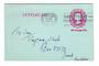 NEW ZEALAND 1984 Elizabeth 2nd Lettercard 24c Red on blue. - 30015 - PostalStaty