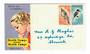 NEW ZEALAND 1960 Health first day cover with the stamps from the miniature sheet. Different perf. - 30046 - FDC