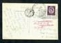 GREAT BRITAIN Postcard to New Zealand. Redirected. Postmark Tauranga KATIKATI J class. Full strike. - 30047 - PostalHist