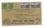 NEW ZEALAND 1933 Special Airmail Auckland to Invercargill sent from Auckland to Kihikihi with Pathway Health. Tear at top. - 300