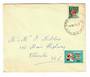 NEW ZEALAND 1960 Cover with J class cancel GREENLANE postmarked 14/12/1960 at Greetings Card rate (2d) with 1960 TB seal. - 3008