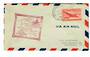 USA 1947 First Flight Salt Lake City Utah to Billings Montana.