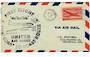 USA 1947 United Airlines First Flight New Coast to Coast Route Los Angeles Chicago New York.