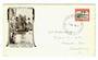 SAMOA 1935 1d Pictorial on illustrated first day cover. - 30145 - FDC