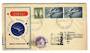 AUSTRALIA 1958 1953 Qantas Coronation Flight Cover from Inaugueral Round the World Flight. Nice cover with fine copies of the 2/