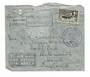 CEYLON 1936 Colombo to Karachi to London Flight Cover . Cachet INDO--CEYLON SPECIAL FLIGHT X