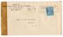 USA 1943 Letter to New Zealand. Opened by censor but no censor marks. Unusual.