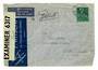 SWITZERLAND 1941 Letter to USA. Reseal Label
