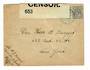 NETHERLANDS 1940 Letter to New York. Reseal Label