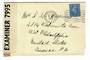 GREAT BRITAIN 1942 Censored cover to USA. Opened by Examiner 7995. Postmark MANCHESTER 6/10/42. - 30300 - PostalHist