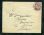 GREAT BRITAIN 1901 Letter to Dundee. Bears QV 1d stamp. Postmark not clear but lovely backstamp cds DUNDEE 5/10/01. Post Office