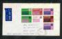 AUSTRALIA 1971 Christmas cover with block of 7. - 30400 - PostalHist