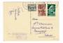 NETHERLANDS 1947 Postcard from Tilburg to Burgdorf Switzerland. - 30417 - PostalHist