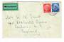 GERMANY 1935 Cover to Great Britain. Label MIT LUFTPOST. Postmark MUNCHEN 3/11/35. Torn on the reverse. Toned around the stamps.