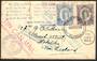 SOUTH AFRICA 1941 War first day cover with pair of the 6d. - 30521