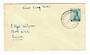 FIJI 1956 Elizabeth 2nd Definitive 1d Turquoise on first day cover. - 30546 - FDC