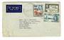 FIJI 1946 Airmail Letter to New Zealand. Postage 10d. A little damage can be repaired. - 30548 - PostalHist