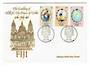 FIJI 1981 Royal Wedding of Prince Charles and Lady Diana Spencer. Set of 3 on first day cover. - 30558 - FDC