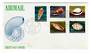 PAPUA NEW GUINEA 1968 Shells. Set of 15 on first day cover. - 30568 - FDC