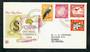 NAURU 1966 Definitives. 4 values on first day cover. Includes the $1 and 50c. - 30583 - FDC