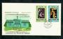 NOUVELLES HEBRIDES 1972 Christmas. Set of 2 on first day cover. - 30590 - FDC
