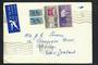 SOUTH AFRICA 1971 Postcard from naughty stamp dealer to New Zealand with old £sd stamps to the value of 1/0½d. Unusual. - 30623